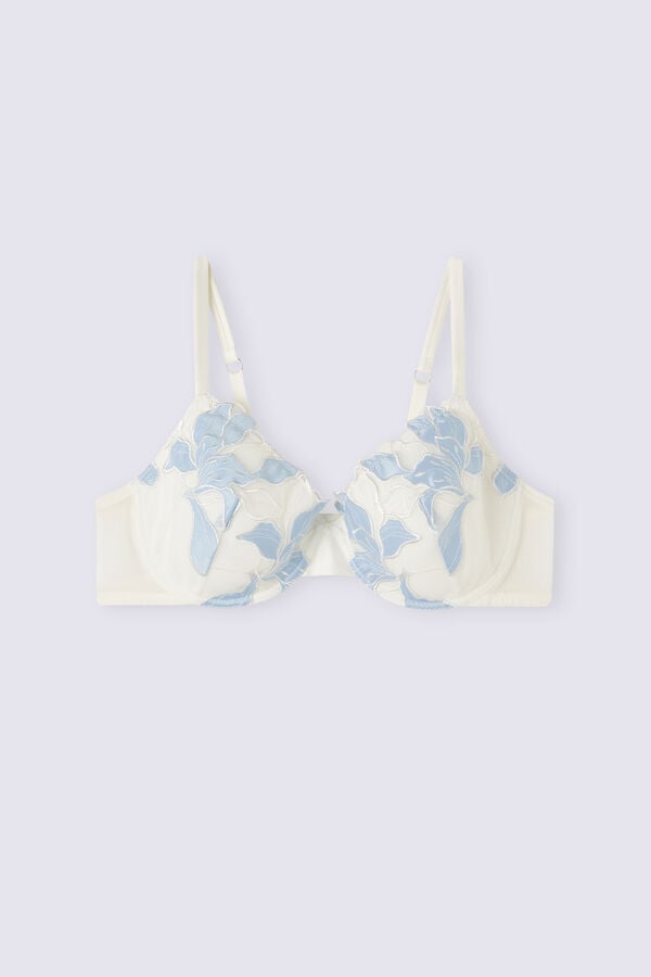 Sujetador Intimissimi Eternal Flowers Francesca Balconette Mujer Azules | TOHPX9758