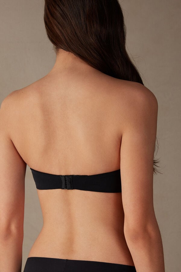 Sujetador Intimissimi Gioia Bandeau Mujer Negras | OFTDW9638