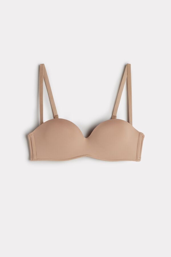 Sujetador Intimissimi Gioia Bandeau Mujer Naranjas Beige | UAMTD6054