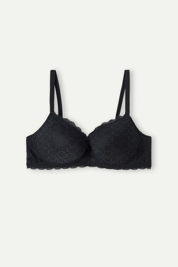 Sujetador Intimissimi Irina Balconette Lace Mujer Negras | HXLAQ4983