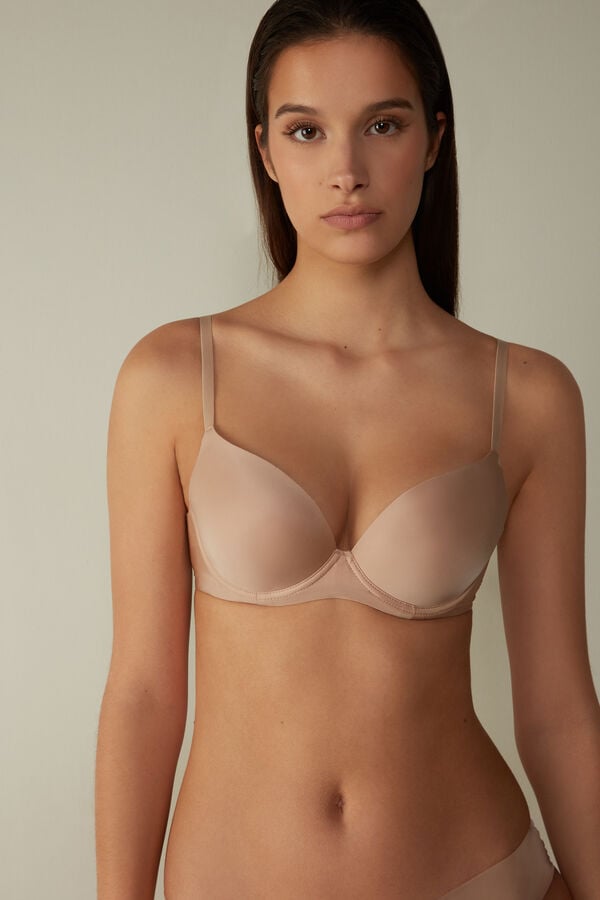 Sujetador Intimissimi Irina Microfiber Balconette Mujer Naranjas Beige | HYBOZ2351