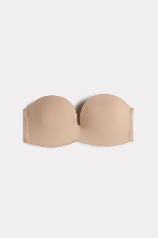 Sujetador Intimissimi Laura Microfiber Bandeau Mujer Naranjas Beige | GPOZA0496