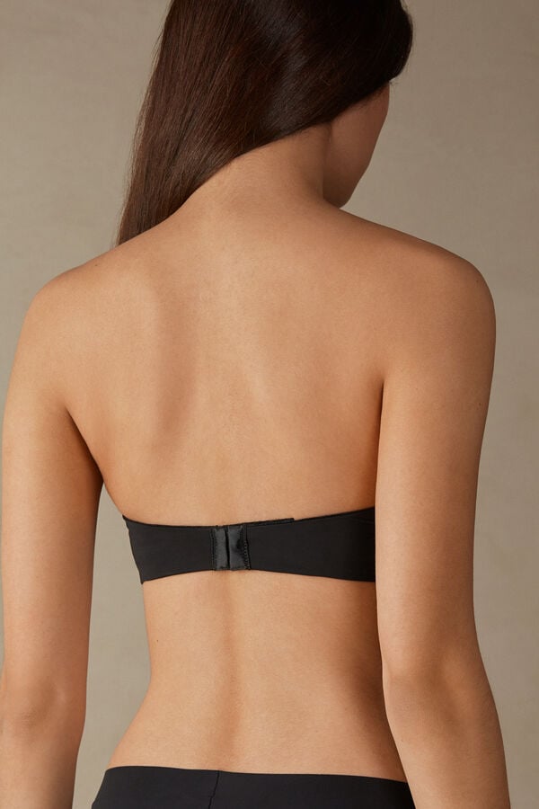 Sujetador Intimissimi Monica Bandeau Ultralight Microfiber Mujer Negras | EMICS1845