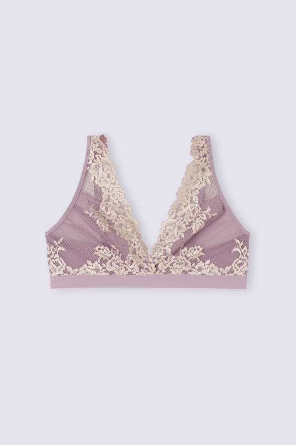 Sujetador Intimissimi Pretty Flowers Lara Triangle Mujer Blancas | CVMUY3285