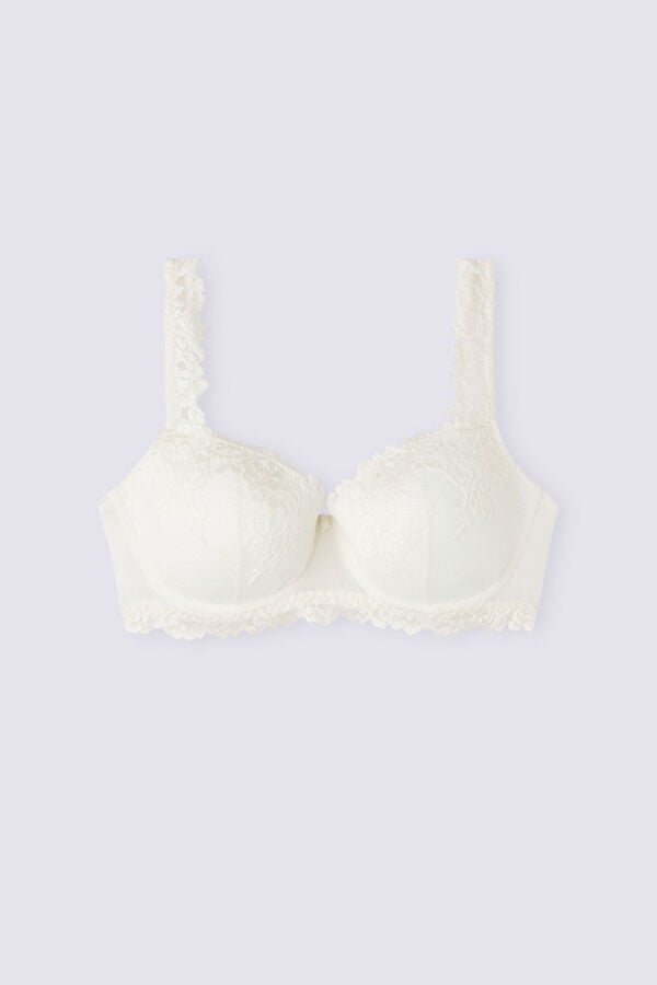 Sujetador Intimissimi Pretty Flowers Sofia Balconette Mujer Blancas | GZASH5287