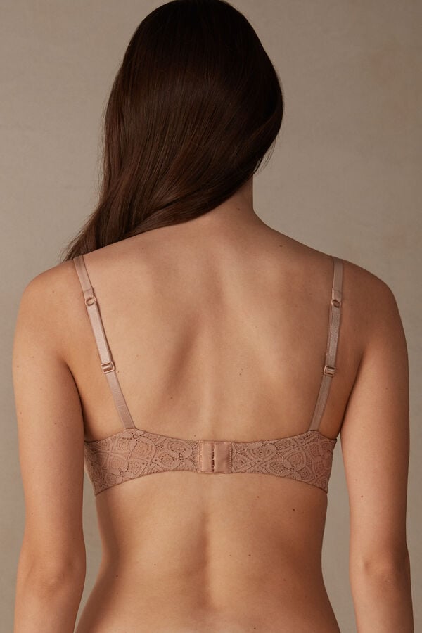 Sujetador Intimissimi Silvia Push-Up Lace Mujer Naranjas Beige | KJLMF1745