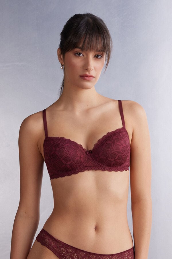 Sujetador Intimissimi Sofia Balconette Lace Mujer Rojas | TUNCZ4391