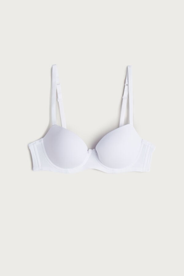 Sujetador Intimissimi Sofia Microfiber Padded Balconette Mujer Blancas | ICGVX4015