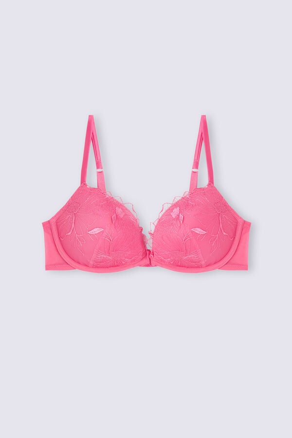 Sujetador Intimissimi Sweet Like Sugar Silvia Push-Up Mujer Rosas | ITWFD0912