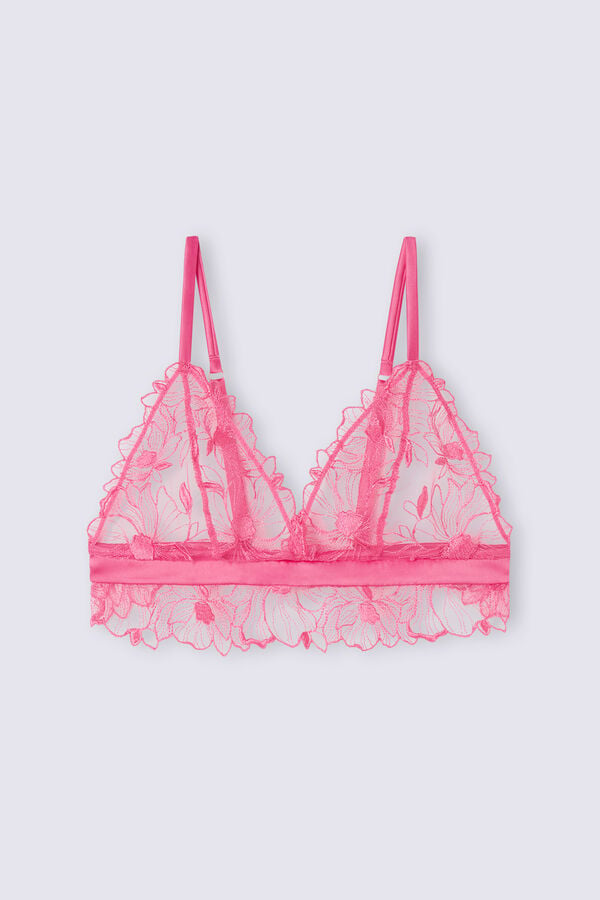 Sujetador Intimissimi Sweet Like Sugar Triangle Mujer Rosas | BSVED8543